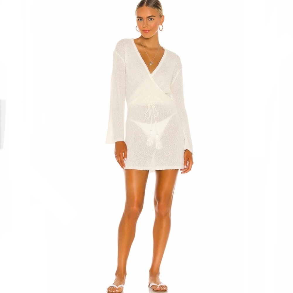 REVOLVE L*Space Topanga Dress in Cream Size Large NWT